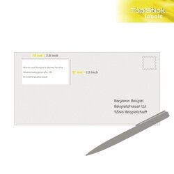 Universaletikett TopStick 70 x 37 mm (B x H), without brand