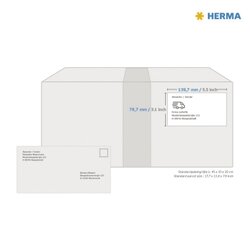 HERMA Universaletikett PREMIUM 78,7 x 139,7 mm (B x H)