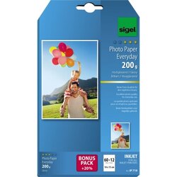 SIGEL IP719 Fotopapier Everyday-plus DIN A6 200g weiß 72 Bl./Pack.