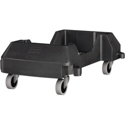 Rubbermaid 1980602 Transportroller Slim Jim Kunststoff schwarz