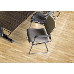 Soennecken 2405 Bodenschutzmatte Form O 180x120cm für Hartböden