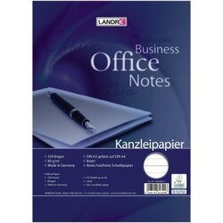 Landré 100050618 Kanzleipapier DIN A4 70g liniert 250 Bl./Pack.
