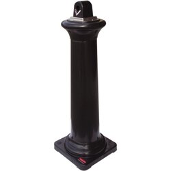 Rubbermaid FG9W3000BLA Standascher Groundskeeper schwarz