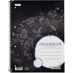 Landré 100050061  Notizbuch  A4 96Bl kar sw