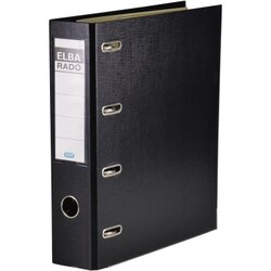 ELBA 100551851 Doppelordner rado plast 2xA5 quer 75mm schwarz