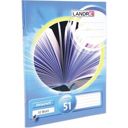 Landré 100050477 Oktavheft DINA6 32Bl liniert 32