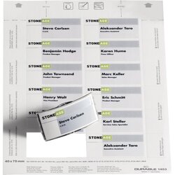 DURABLE Einsteckschild BADGEMAKER® 75 x 40 mm (B x H)