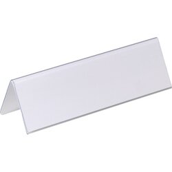 DURABLE 805219 Tischnamensschild 210x61/122mm tr 25 St./Pack.