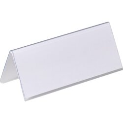 DURABLE 805019 Tischnamensschild 150x61/122mm tr 25 St./Pack.