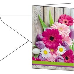SIGEL DS001 Motivkarte Colorful  11,5x17cm 10St +Umschläge