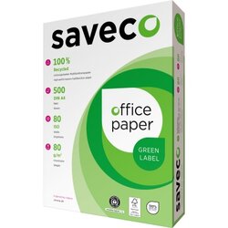 Saveco 100000004 Kopierpapier Green Label A4 80g ISO 80 500Bl.