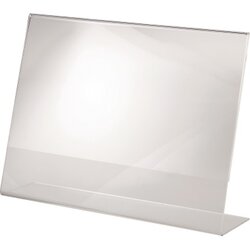 SIGEL TA211 Tischaufsteller DIN A4 quer schräg Acryl glasklar