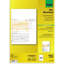 SIGEL ZV570 Überweisung A4 100Bl 