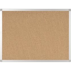 Bi-office CA02409214 Korktafel Ayda Aluminiumrahmen 60x45cm