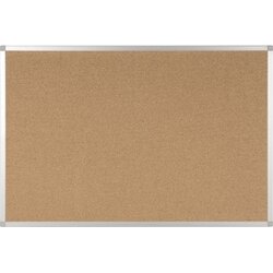 Bi-office CA03409214 Korktafel Ayda Aluminiumrahmen 90x60cm
