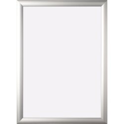 Bi-office VT720415370 Wandprospekthalter A4 Klapprahmen silber