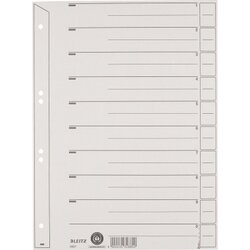Leitz 60970085 Trennblatt A4 200g Karton gr 100 St./Pack.