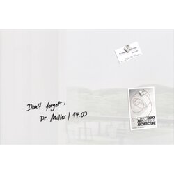 SIGEL GL121 Magnetboard Artverum 60x40cm Glas weiß