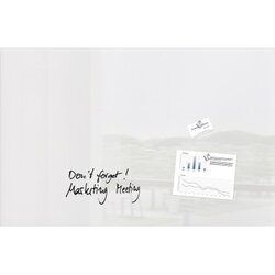SIGEL GL141 Magnetboard Artverum 100x65cm Glas weiß