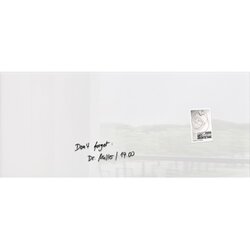 SIGEL GL241 Magnetboard Artverum 1300x550x15 Super-Weiß