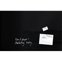 SIGEL GL140 Magnetboard Artverum 100x65cm Glas schwarz