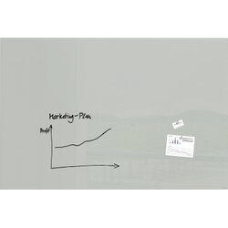 SIGEL GL231 Magnetboard Artverum 1800x1200x18mm Glas grau