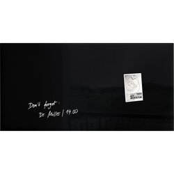 SIGEL GL145 Magnetboard Artverum 910x460x15mm Glas schwarz