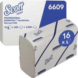 Scott® 6609 Papierhandtuch Essential 2lg. ws 16x220Bl.