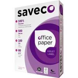 Saveco 100000005 Kopierpapier Violet Label A4 80g ISO 100 500Bl.