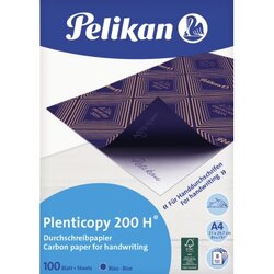 Pelikan 404426 Blaupapier Plenticopy DIN A4 gewachst 100 Bl./Pack