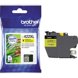 Brother LC422XLY Tintenpatrone 1.500Seiten gelb 