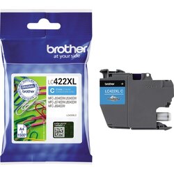 Brother LC422XLC Tintenpatrone 1.500 Seiten cyan