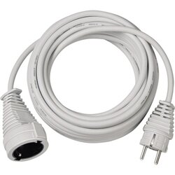 brennenstuhl® 1168440 Verlängerungskabel H05VV-F 3G1,5 5m weiss
