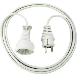 brennenstuhl® 1168430 Verlängerungskabel H05VV-F 3G1,5 3m weiss