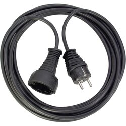 brennenstuhl® 1165440 Verlängerungskabel H05VV-F 3G1,5 5m schwarz