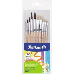 Pelikan 700405 Pinsel-Set PI10/SB sortiert 10 St./Pack.