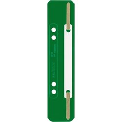 Leitz 37100055 Heftstreifen kurz 35x158mm PP gn 25 St./Pack.