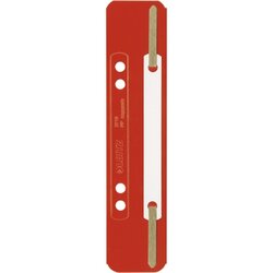 Leitz 37100025 Heftstreifen kurz 35x158mm PP rt 25 St./Pack.
