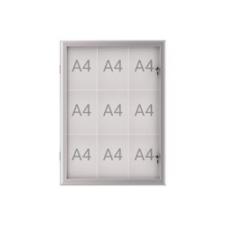 MAUL 6653908 Schaukasten MAULexcite 9xA4