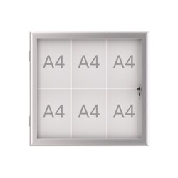 MAUL 6653608 Schaukasten MAULexcite 6xA4