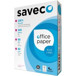 Saveco 100000009 Kopierpapier Blue Label A4 80g ISO 90 500Bl.