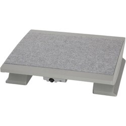 MAUL 9025085 Fußstütze ergonomisch beheitzt 45x39cm Kunststoff grau