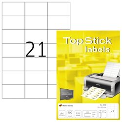 without brand 8708 Etikett TopStick 70x42,3mm ws 2.100St