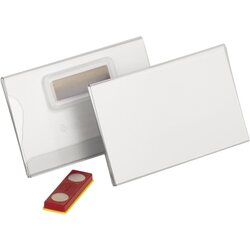 DURABLE 824419 Namensschild 90x54mm tr 25St. 