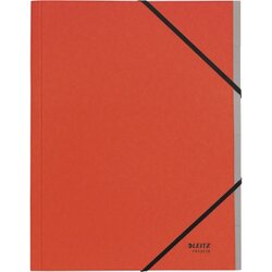 Leitz 39140025 Ordnungsmappe Recycle A4 6Fächer rot