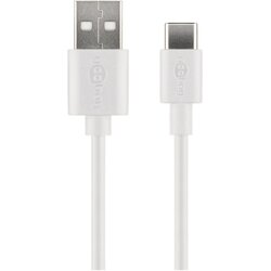 Goobay® 45563 USB Kabel DAT USB-C/A 2.0 1m ws