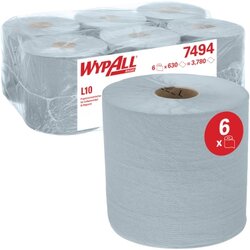 WYPALL* 7494 Wischtuch  Roll Control 18,5x38cm bl 6St