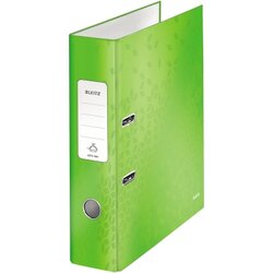 Leitz 10050054 Ordner WOW DIN A4 80mm Pappe grün