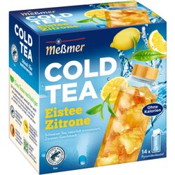 Meßmer 106989 Tee COLD TEA Eistee Zitrone 14St.