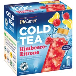Meßmer 106039 Tee COLD TEA Himbeere-Zitrone 14St.